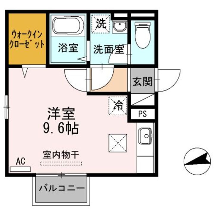 新潟県新潟市東区海老ケ瀬(アパート)の賃貸物件の間取り
