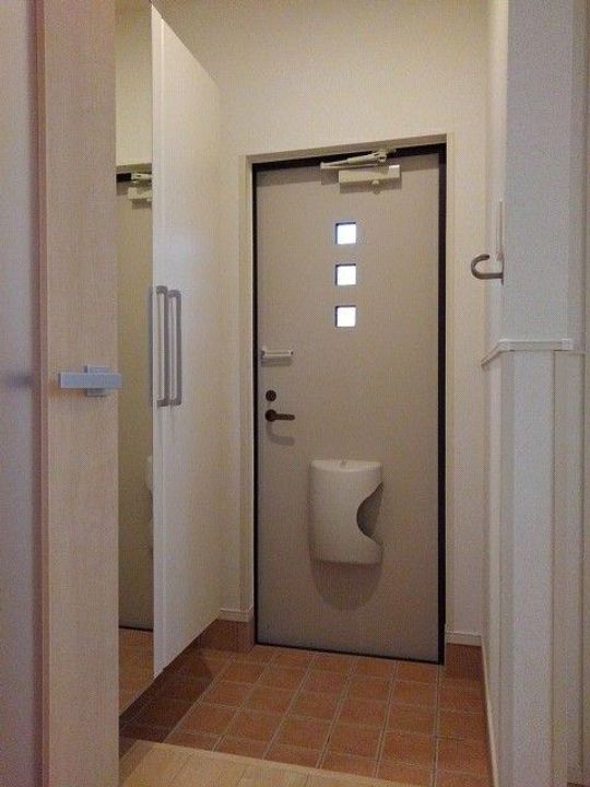 福島県伊達市保原町字久保(アパート)の賃貸物件の玄関