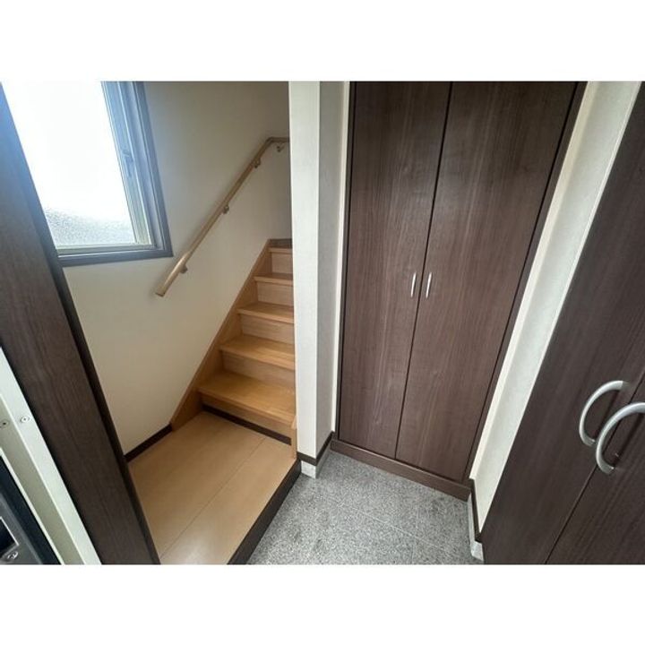 群馬県藤岡市下栗須(アパート)の賃貸物件の玄関