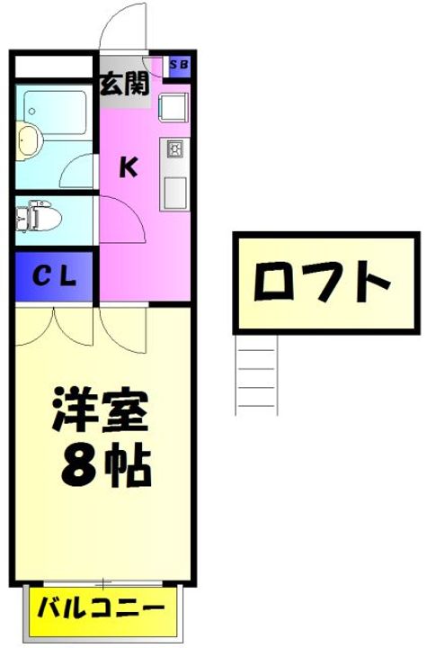 ドゥミル津田沼の間取り