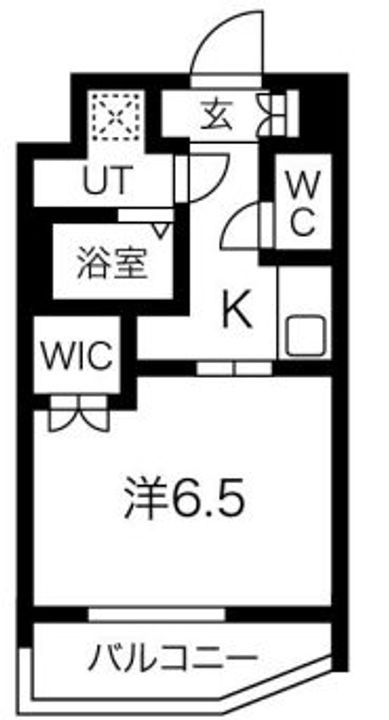 大阪府大阪市西区本田1(マンション)の賃貸物件の間取り