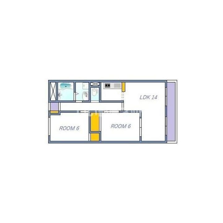 アーバンビュー屋島の間取り