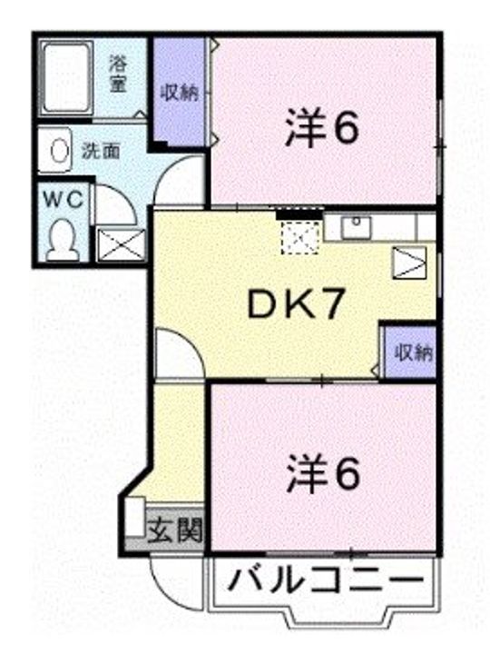ブルーメ・バージェの間取り