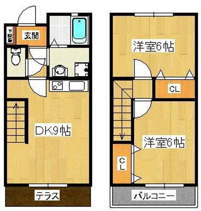 テラスグリーンパークs 5の間取り