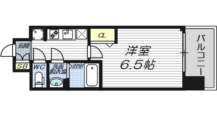 クリスタルグランツBAYフロンティアの間取り