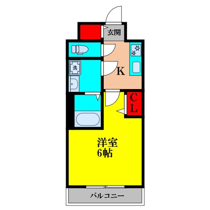 大阪府大阪市東淀川区菅原1(マンション)の賃貸物件の間取り
