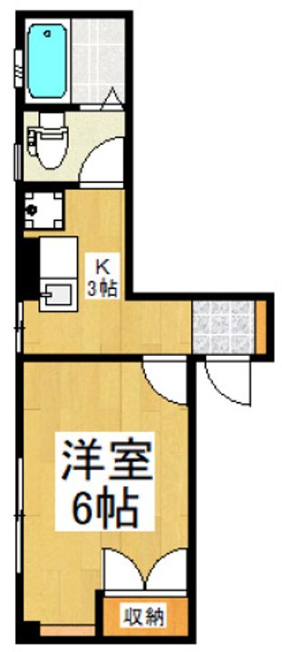 東京都小平市学園東町2(マンション)の賃貸物件の間取り