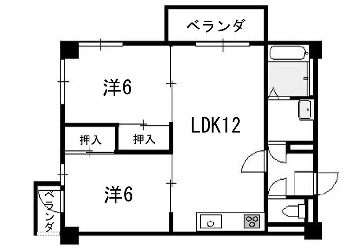 藤和花畑コープの間取り