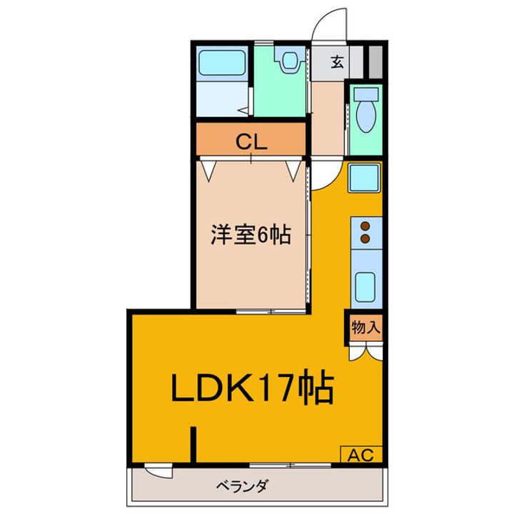 アネシス東屋の間取り