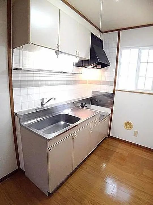 岡山県井原市七日市町(アパート)の賃貸物件のキッチン