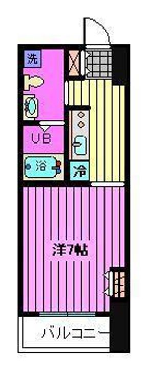 埼玉県さいたま市浦和区東仲町(マンション)の賃貸物件の間取り