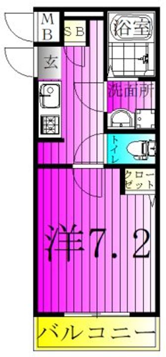 ジーメゾン天王台ウエストの間取り