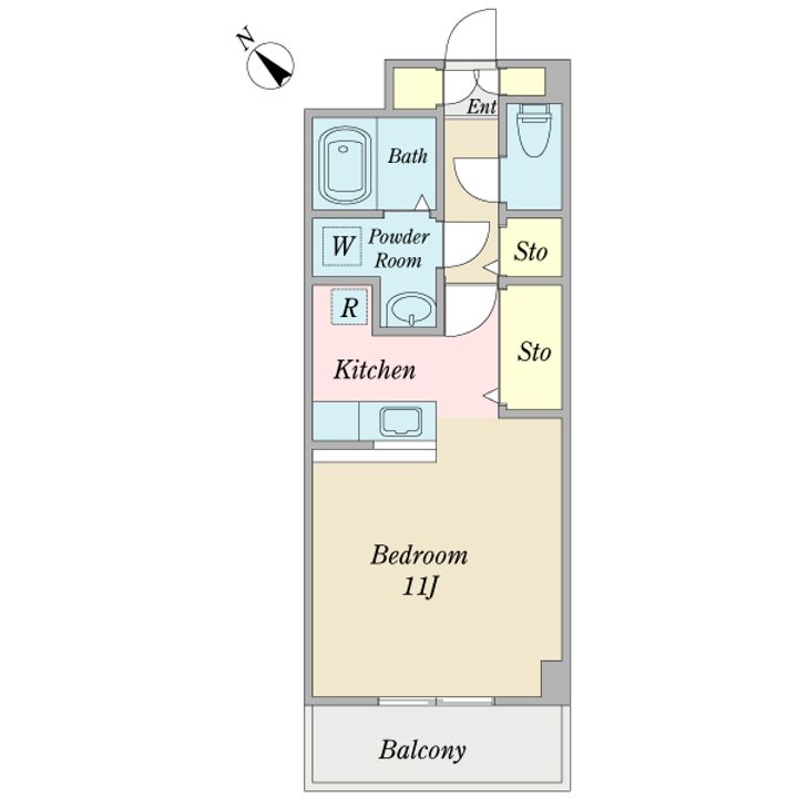 マリーズガーデンの間取り