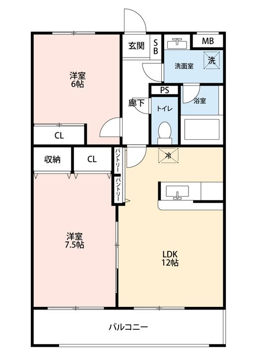 Pine manor hills(パインマナーヒルズ)の間取り