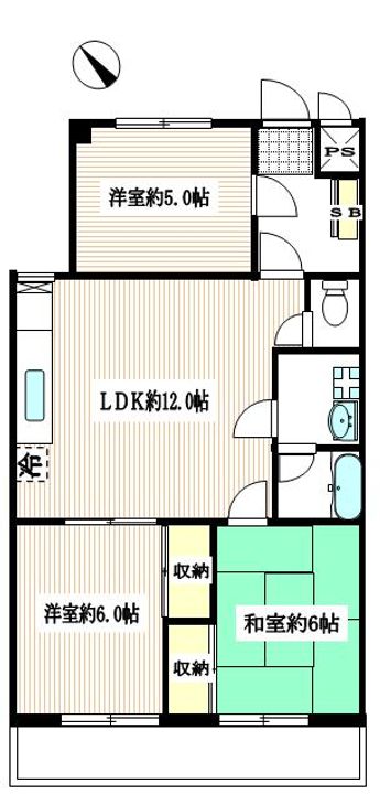 スペーシア調布の間取り