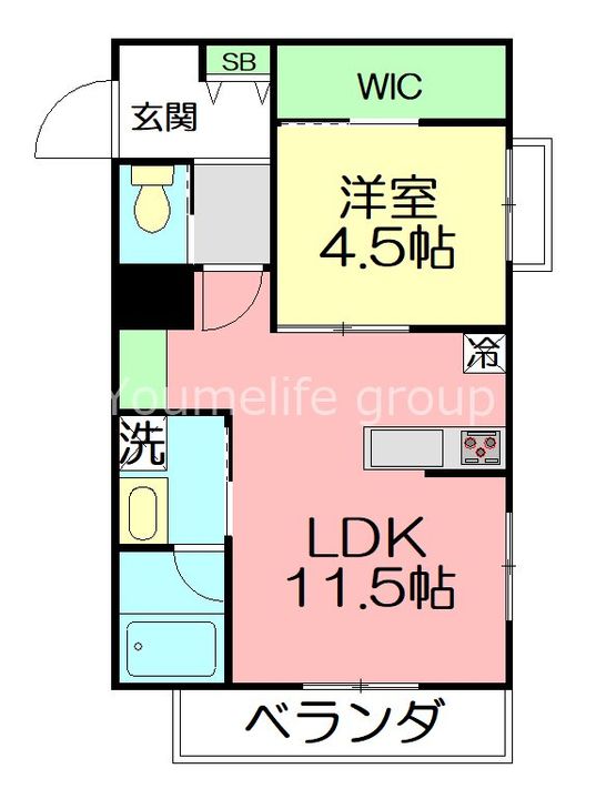 レフィアント鎌倉の間取り