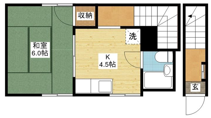アパートメント大平の間取り
