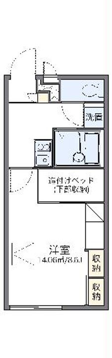 レオパレスLuceの間取り