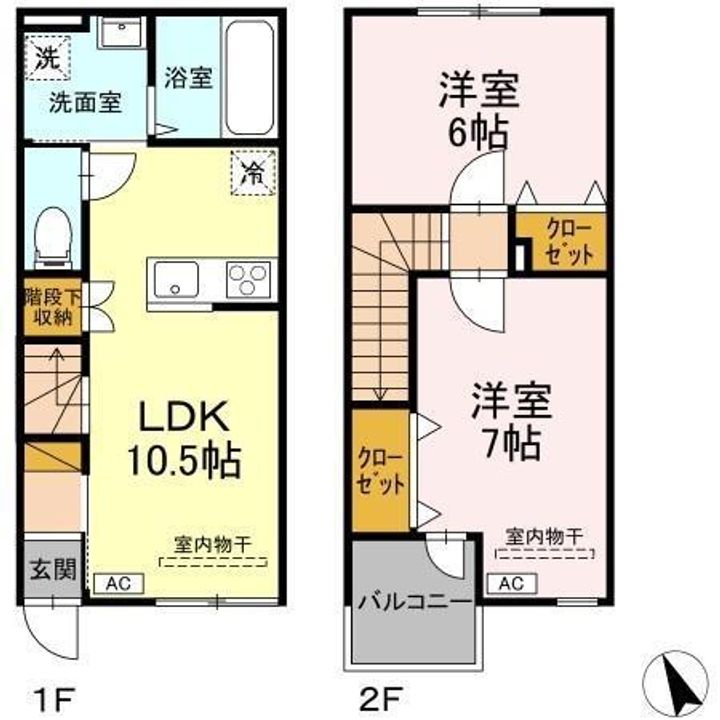 千葉県木更津市高砂3(一戸建)の賃貸物件の間取り
