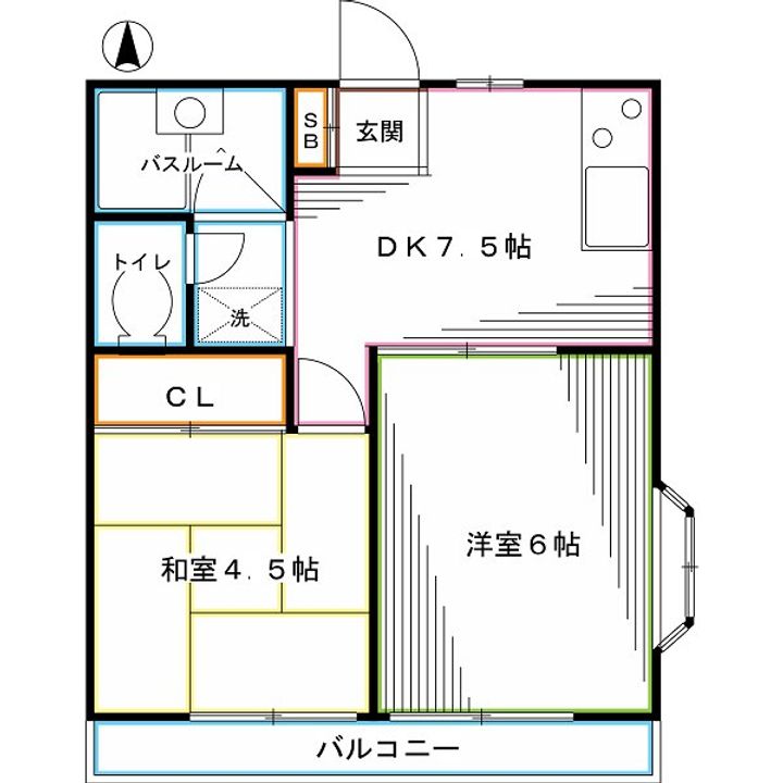 東京都杉並区善福寺3(アパート)の賃貸物件の間取り