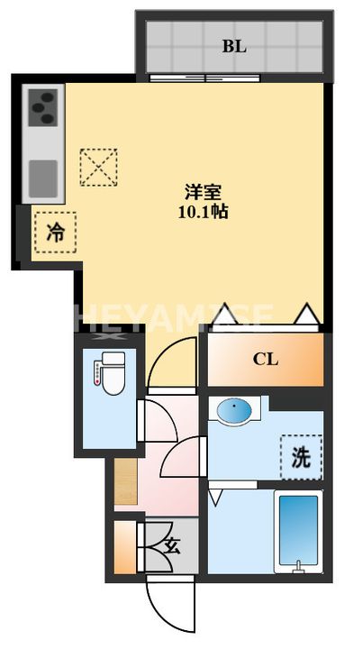 長崎県大村市坂口町(アパート)の賃貸物件の間取り