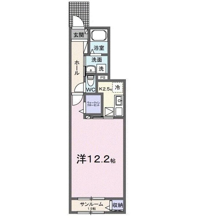 メゾンラテ稲葉の間取り