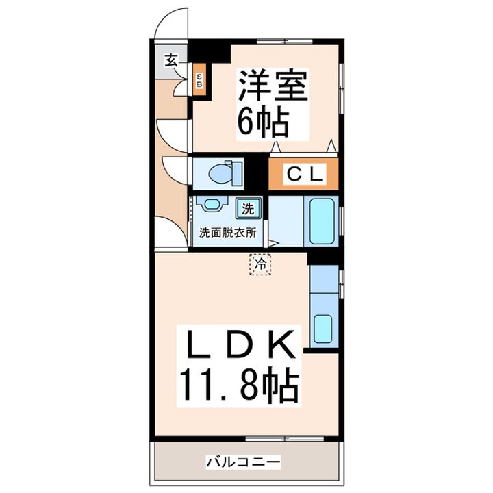 サニーレイン南町の間取り