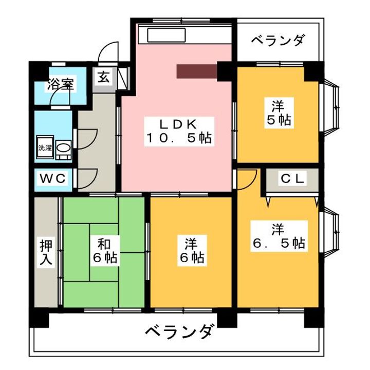 メゾン河村の間取り