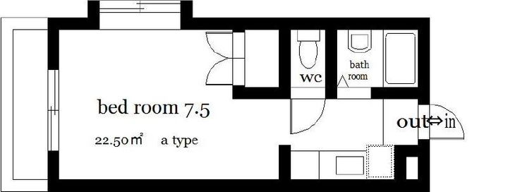 オクトワール宮崎西弐番館の間取り