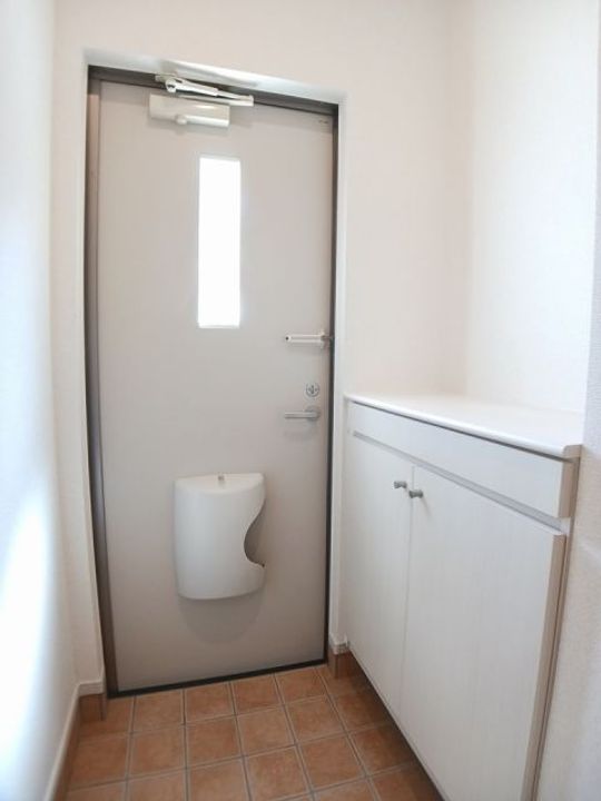 福島県いわき市植田町南町1(アパート)の賃貸物件の玄関