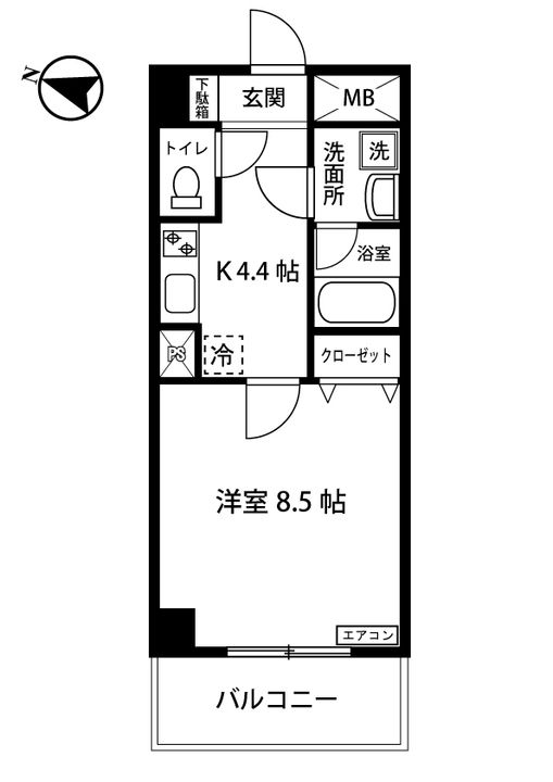 グランドール梶ヶ谷の間取り