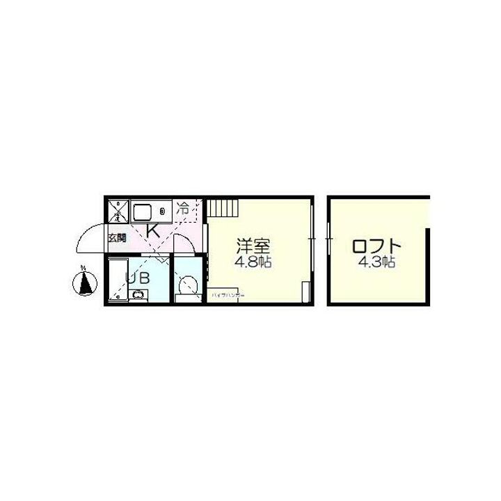 東京都荒川区南千住7(アパート)の賃貸物件の間取り