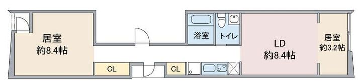 Floraison HANAKAWADOの間取り