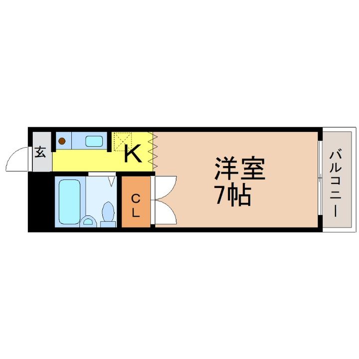 愛知県名古屋市昭和区石仏町1(マンション)の賃貸物件の間取り
