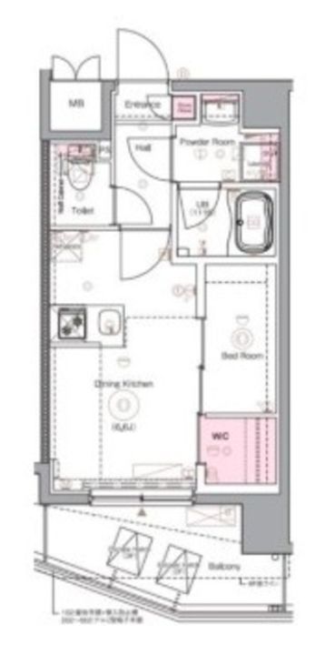 HYs東長崎の間取り