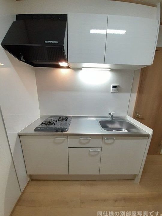 福島県福島市上町(アパート)の賃貸物件のキッチン