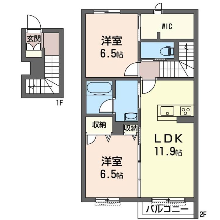 レヴィアIIの間取り