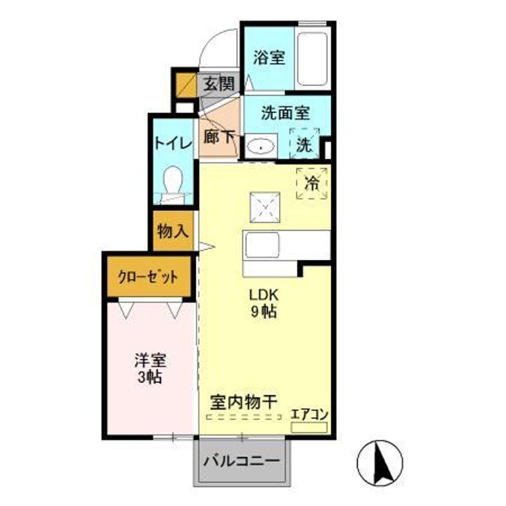 メゾンエクレールの間取り