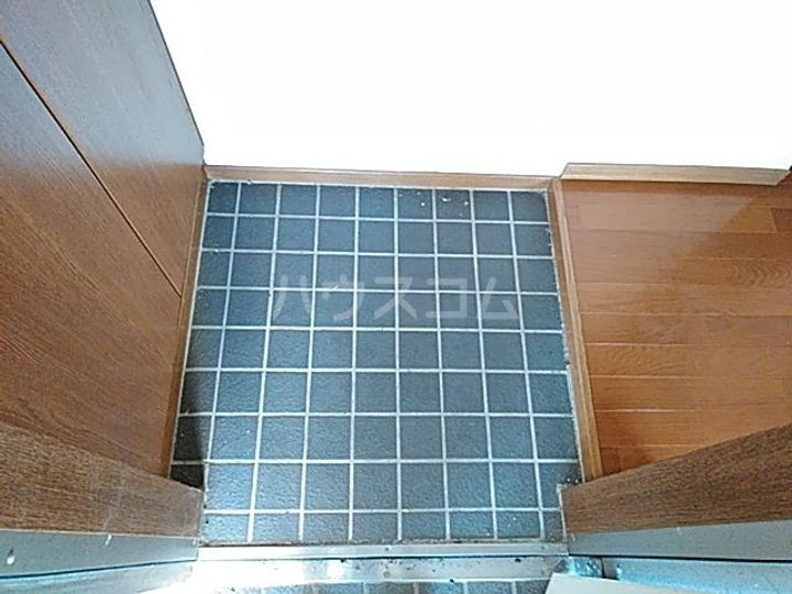 セゾンマツシマIIの玄関