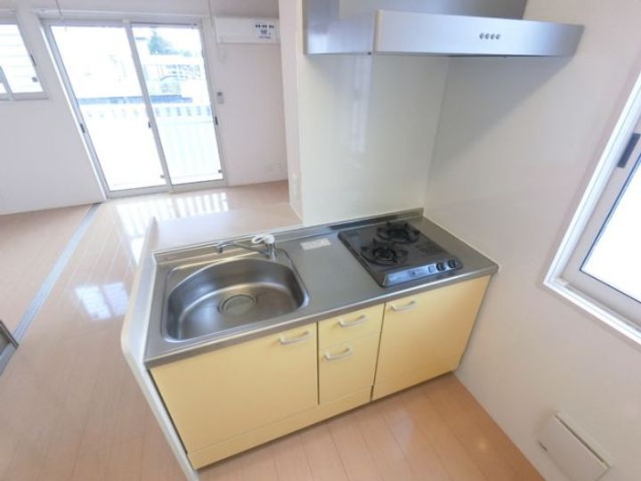 栃木県さくら市卯の里5(アパート)の賃貸物件のキッチン
