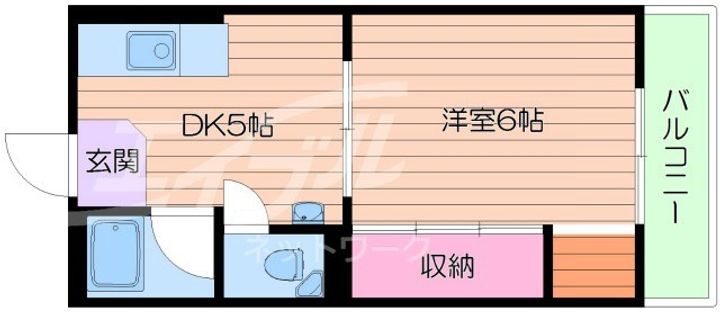 稲光園マンションの間取り