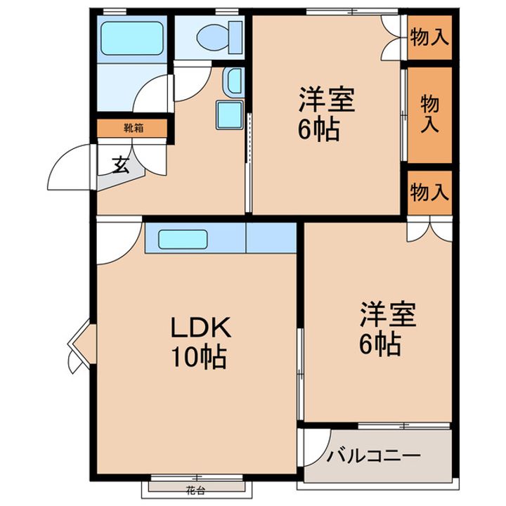 桜館の間取り