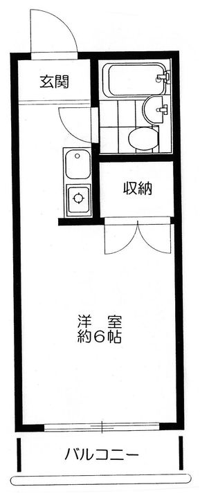 東京都文京区湯島4(アパート)の賃貸物件の間取り