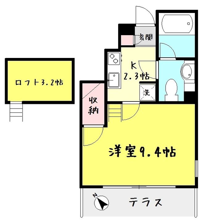 ソレイユ ネージュの間取り