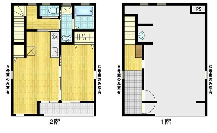 I-Garage天神台の間取り