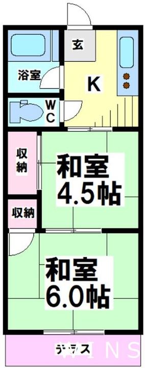 東京都杉並区和泉2(アパート)の賃貸物件の間取り