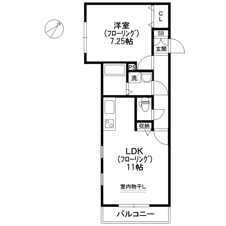 DWELL COURTの間取り