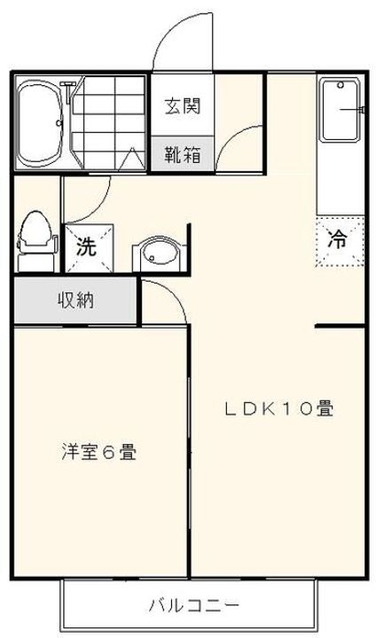 コーポM2の間取り