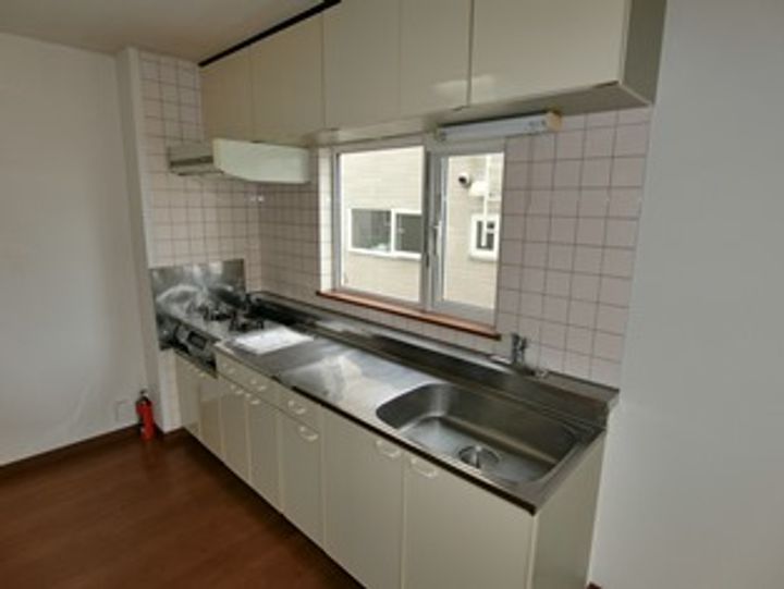 北海道千歳市住吉4(アパート)の賃貸物件のキッチン