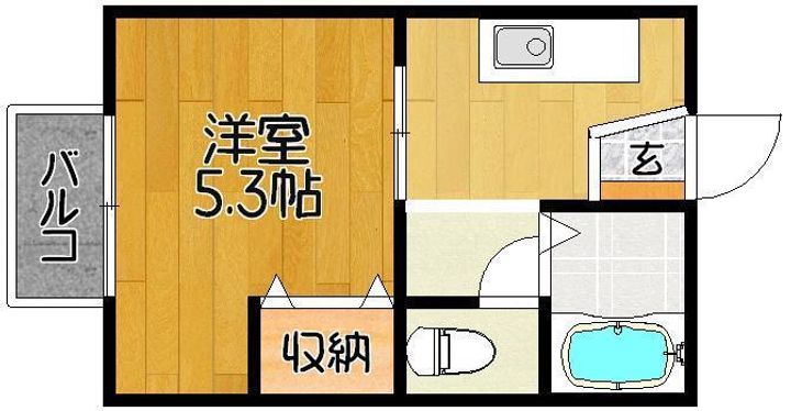 フレグランス荒木の間取り